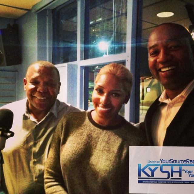 Roy Foreman - Roy, Nene and Robert Moore of KYSH